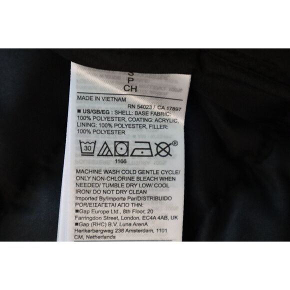 GAP 750507-001 Men's Sz Small Black ColdControl Quilted Puffer Jacket - Picture 5 of 12